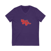 Unisex Jersey Short Sleeve V-Neck Tee