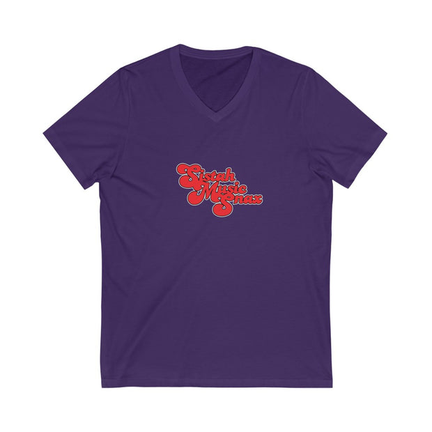 Unisex Jersey Short Sleeve V-Neck Tee