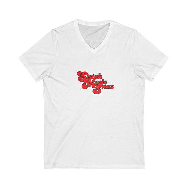 Unisex Jersey Short Sleeve V-Neck Tee